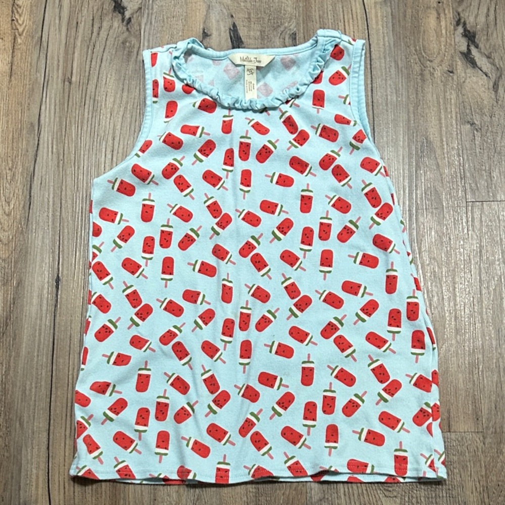 Matilda Jane Watermelon Popsicle Print Tank Top